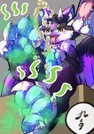 anthro bodily_fluids feet feral foot_fetish foot_lick foot_play fur genital_fluids genitals licking male paws penis smelly smelly_feet solo sweat sweaty_feet text tongue urine yujiuchuixue mythology dragon furred_dragon furred_scalie humanoid mythological_creature mythological_scalie scalie chinese_text