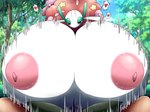 4:3 areola big_breasts breast_play breasts duo female first_person_view florges generation_6_pokemon grey_eyes half-closed_eyes heart_symbol huge_breasts humanoid hyper hyper_breasts looking_at_viewer male male/female male_pov motion_lines narrowed_eyes nintendo nipples norio_(pheromosa_times) pink_areola pink_nipples pokemon pokemon_(species) red_flower_florges sex titfuck white_body