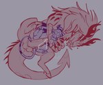 anthro bite biting_lip black_sclera blep duo feet female feral hand_holding heart_symbol hooves horn imminent_sex intersex intersex/female knot looking_at_genitalia lying male male/female mane nervous on_lap simple_background size_difference spiked_shoulders spiked_tail spikes spikes_(anatomy) tail talons toes tongue tongue_out werebeast_millie_(lizards0ck) lizards0ck helluva_boss millie_(helluva_boss) moxxie_(helluva_boss) demon imp vampire werecreature holding_(disambiguation) 2025 line_art sketch watermark