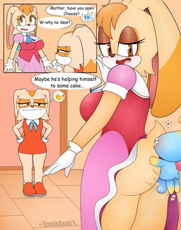 age_difference anthro balls big_breasts blue_body blush breasts brown_eyes brown_hair butt clothed clothing clothing_lift dress dress_lift emoji female flying footwear fur genitals gloves group hair hands_on_hips handwear head_tuft heart_symbol larger_female long_ears male male/female narrowed_eyes nervous nervous_look older_female penis sex shoes size_difference smaller_male speech_bubble squint tail tan_body text thought_bubble topwear trio tuft vest white_body white_fur wings young young_anthro young_female younger_female zunideux sega sonic_the_hedgehog_(series) cheese_the_chao cream_the_rabbit vanilla_the_rabbit chao_(sonic) lagomorph leporid mammal rabbit english_text hi_res daughter_(lore) mother_(lore) mother_and_child_(lore) mother_and_daughter_(lore) parent_(lore) parent_and_child_(lore) parent_and_daughter_(lore)