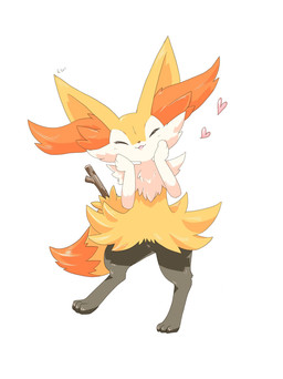 ^_^ ambiguous_anthro ambiguous_gender anthro biped digitigrade dipstick_tail eyes_closed featureless_crotch front_view hand_on_cheek head_tilt heart_symbol markings object_in_tail on_one_leg open_:3 simple_background smile solo standing stick stick_in_tail tail tail_markings quail_00n0 nintendo pokemon braixen canid generation_6_pokemon mammal pokemon_(species) 2022 digital_drawing_(artwork) digital_media_(artwork) full-length_portrait hi_res japanese_description portrait translated_description unavailable_at_source