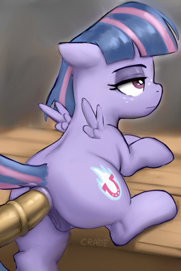 anal anal_penetration animal_genitalia animal_penis anus bored bored_sex duo equine_anus equine_genitalia equine_penis erection eyelashes female female_penetrated feral freckled_face freckles genitals long_eyelashes long_tail male nude penetration penis puffy_anus purple_body sex tail vulva wings young young_feral crade friendship_is_magic hasbro my_little_pony mythology wind_sprint_(mlp) equid equine horse mammal mythological_creature mythological_equine pegasus 2026 absurd_res hi_res