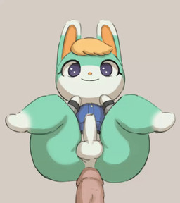 abdominal_bulge anal anal_penetration anthro anthro_penetrated anus ball_size_difference ball_slap balls balls_deep big_balls big_penis bottomless bottomless_male bouncing_balls bouncing_butt bouncing_penis butt clothed clothing disembodied_penis duo erection eye_contact femboy first_person_view foreskin from_front_position genitals happy happy_sex human_on_anthro human_penetrating human_penetrating_anthro humanoid_genitalia humanoid_penis interspecies jacket looking_at_another looking_at_partner looking_at_viewer lying male male/male male_penetrated male_penetrating male_penetrating_anthro male_penetrating_male male_pov on_back pectoral_bulge penetrating_pov penetration penile penile_penetration penis penis_in_ass penis_size_difference sex shirt slap solo_focus topwear dippsheep animal_crossing nintendo sasha_(animal_crossing) human lagomorph leporid mammal rabbit animated