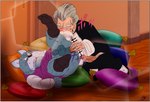 anal anal_beads anal_beads_in_ass anal_penetration anthro anus balls dragon_ball_(object) dragon_ball_anal_beads duo erection genitals long_beard male male_penetrated object_in_ass penetration penis questionable_consent sex_toy sex_toy_in_ass sex_toy_insertion okibearz dragon_ball king_furry master_roshi canid canine canis domestic_dog human mammal