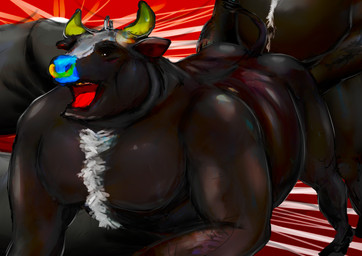 aged_up anthro areola barazoku black_areola blue_nose brush butt dark duo from_behind_position fur highly horn male male/male masculine mature_male meadows muscular nude overweight sex slightly_chubby strokes united_states_of_america view waist 20secondstoshame ursa bod curtis unnamed american_black_bear bear black_bear bovid bovine cattle mammal suid suine sus_(pig) ursine wild_boar detailed digital_media_(artwork) hi_res