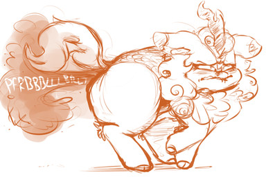 bent_over bite biting_lip biting_own_lip blush eyelashes fart fart_cloud fart_fetish female feral hooves horn mane narrowed_eyes onomatopoeia quadruped raised_tail scales self_bite simple_background solo sound_effects straining struggling tail text thick_thighs tuft white_background rumblyxbubbles asian_mythology chinese_mythology east_asian_mythology friendship_is_magic hasbro my_little_pony mythology autumn_blaze_(mlp) dragon kirin mythological_creature mythological_scalie scalie monochrome orange_and_white sketch