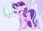 female feral horn simple_background solo text mistydash friendship_is_magic hasbro my_little_pony mythology starlight_glimmer_(mlp) equid equine mammal mythological_creature mythological_equine unicorn 2016 absurd_res english_text hi_res