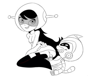 anthro anthro_dominating_human anthro_penetrating anthro_penetrating_human aurora6 blush bodily_fluids breasts cybernetics dominant dominant_anthro duo female female_penetrated genital_fluids genitals human_on_anthro human_penetrated interspecies machine male male/female male_penetrating male_penetrating_female penetration penis sex submissive submissive_human vaginal vulva thunderfap super_robot_monkey_team_hyperforce_go sparx_(srmthfg) cyborg haplorhine human mammal monkey primate robot digital_media_(artwork)