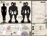 anthro balls biped bovid_horn caprine_horn erection fur genitals horn lemon_testicles male muscular muscular_anthro muscular_male nude penis ram_horn side_view solo standing text nexus emoc bovid caprine mammal mouflon sheep wild_sheep english_text hi_res model_sheet