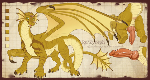 anus butt claws erection feet feral front_view genitals male penis rear_view scales simple_background smile solo standing tail teeth toes tongue wings inno-sjoa mythology dragon mythological_creature mythological_scalie scalie 2026 digital_drawing_(artwork) digital_media_(artwork) hi_res