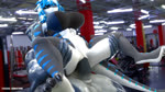 abdominal_bulge abs anthro anthro_on_anthro anthro_penetrated anthro_penetrating anthro_penetrating_anthro balls big_balls big_breasts big_penis blue_hair bottomless breasts clitoral_hood clitoris clothed clothing duo erection feet female female_penetrated genitals gym hair humanoid_genitalia humanoid_penis humanoid_pussy large_penetration male male/female male_penetrating male_penetrating_female muscular muscular_female penetration penile penile_penetration penis penis_in_pussy pussy sex soles spread_legs spreading stretched_pussy tight_fit vaginal vaginal_penetration kasdaq hammerhead_(petruz) nika_sharkeh fish marine shark 3d_(artwork) 3d_animation animated digital_media_(artwork) hi_res no_sound webm