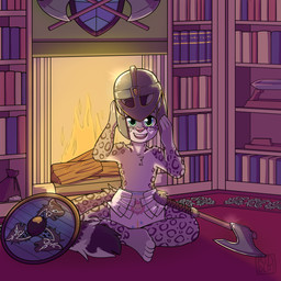 ageplay anthro armor black_body black_fur black_hair blue_eyes book carpet clean_diaper clothed clothing crossed_legs crosslegged_pose diaper front_view fur furnace glistening glistening_eyes green_eyes grey_body grey_fur hair happy headgear helmet infantilism inside little_kings_(diaper) looking_at_viewer male multicolored_eyes on_ground open_mouth open_smile roleplay shelf shield sitting smile solo topless two_tone_eyes wearing_diaper wetness_indicator white_body white_diaper white_fur riddlr abuniverse little_kings felid mammal 1:1 full-length_portrait hi_res portrait