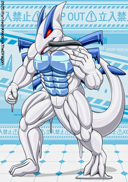 3_toes 5_fingers anthro bound drone dronification encasement feet fingers goo_transformation keep_out latex male mask muscular muscular_anthro muscular_male red_eyes species_transformation struggling tail text toes transformation warning_sign white_body xedrykthedragon mythology nintendo pokemon dragon generation_2_pokemon latex_creature legendary_pokemon lugia mythological_creature mythological_scalie pokemon_(species) scalie 2025 english_description english_text hi_res story story_in_description translation_request