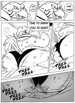 anthro avian_caruncle beak belly big_belly big_butt butt butt_crater comb_(anatomy) cracked_ground crater dewlap_(anatomy) dialogue duo eyes_closed feather_hands feathers grinding grinding_on_another grinding_on_face head_crest huge_belly huge_butt humiliation larger_anthro larger_male male obese obese_anthro obese_male overweight overweight_anthro overweight_male size_difference speech_bubble sumo sumo_wrestler tail tail_feathers text tongue under_butt underneath underneath_another wattle yelling reagan700 crytus_(character) taiho avian bat bird chicken galliform mammal phasianid 2020 black_and_white comic english_text hi_res monochrome