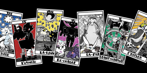 annoyed anthro black_background black_body black_feathers black_sclera blue_eyes bodily_fluids card chain eyes_closed feathers group happy male red_eyes simple_background sweat tarot text white_body yellow_eyes moesouna_gomi mythology crow-kun desire_(moesouna_gomi) faith_(moesouna_gomi) i_(moesouna_gomi) ringula shikodora shiva_osuka tsukikage_rouya_(moesouna_gomi) avian bird canid canine canis corvid corvus_(genus) crow dragon mammal mythological_creature mythological_scalie oscine passerine scalie wolf 2025 french_text hi_res japanese_description translated