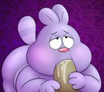 adult_on_young age_difference anthro bodily_fluids cum cum_in_mouth cum_inside fellatio genital_fluids genitals male male/male nude oral overweight penile penis purple_body sex shota simple_background slightly_chubby slightly_chubby_male young young_anthro sinood1e cartoon_network chowder_(series) chowder shnitzel bear felid feline hybrid lagomorph leporid mammal rabbit 2023