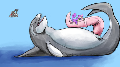 animal_genitalia animal_penis big_eyes big_penis blush blush_lines bodily_fluids cetacean_genitalia cetacean_penis dorsal_fin duo feral feral_on_feral fin flippers flukes fur genital_fluids genitals gradient_background leaking_precum long_penis lying male male/male medial_ring medial_ringed_tapering_penis multicolored_body narrowed_eyes on_back penis pleading_eyes precum precum_on_own_penis precum_on_penis purple_body purple_fur simple_background sitting_on_penis size_difference tail tapering_penis toony_expression toony_eyes two_tone_body wrinkled_penis rathermit nintendo pokemon aquatic cetacean dolphin generation_1_pokemon mammal oceanic_dolphin orca pokemon_(species) rattata rodent toothed_whale 16:9 4k absurd_res hi_res widescreen