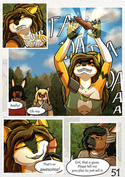 animal_genitalia animal_penis anthro big_breasts black_hair blonde_hair blue_eyes breasts brown_body brown_eye brown_eyes brown_fur brown_hair canine_genitalia canine_penis cock_and_ball_torture fantasy female fur genital_mutilation genital_torture genitals hair knot knotted_penis large_spitz long_hair markings medieval mutilation penectomy penis red_eyes severed_body_part severed_genitals severed_penis spots spotted_body spotted_fur text white_body white_fur yellow_body yellow_fur conditional_dnp zaiksmckraven the_quest_for_quests tqfq grace_o'malley madlaine_mckraven megan_bryar canid canine canis domestic_dog fox german_spitz lagomorph leporid mammal rabbit spitz absurd_res comic english_text hi_res