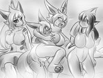 4:3 abedabun_fumei accessory anthro arianna_fumei balls blush bodily_fluids bow_(feature) bow_accessory bow_ribbon breasts brother_(lore) brother_penetrating_sister brothers_(lore) cum eevee eeveelution ejaculation espeon female forced generation_1_pokemon generation_2_pokemon genital_fluids genitals greyscale group hair_accessory hair_bow hair_ribbon hi_res incest_(lore) jolteon joslyn_fumei koro_fumei leaking_cum male male/female markings monochrome nintendo open_mouth penetration pokemon pokemon_(species) pussy rape ribbons sex shocked sibling_(lore) smile teeth tetsushi vaginal vaginal_penetration vaporeon