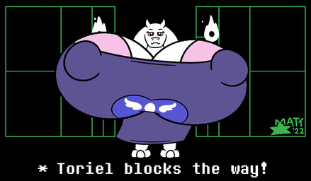 anthro areola big_breasts breasts clothing exclamation_point female fire floppy_ears hip_sway horn huge_breasts hyper hyper_breasts looking_at_viewer nipple_outline pink_areola red_eyes robe solo text white_body mattthetooncat undertale undertale_(series) toriel boss_monster_(undertale) bovid caprine goat mammal animated english_text short_playtime