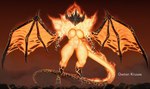 balls big_breasts breasts female fire flaming_body flaming_eyes flaming_tail genitals hooves monster_girl_(genre) muscular muscular_female navel nipples nude orange_body pussy solo tail thick_thighs torn_wing wings apulaz nazahvazul abyssal_netherborne_(kruuxx) demon elemental_creature fire_creature humanoid monster netherborne_(kruuxx) absurd_res hi_res