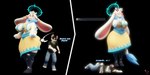 4_fingers 4_toes achievement achievement_overlay achievement_unlocked angry anthro arm_stockings beanie bell big_breasts black_nose blue_bottomwear blue_clothing blue_eyes blue_halo blue_jeans blue_pants blue_tail_tip bottomwear breasts butt_slap clothed clothing cross-popping_vein denim denim_bottomwear denim_clothing dialogue dipstick_tail duo ears_up eyewear feet female fingers footwear frustrated fur gesture glasses hair halo hand_gesture hat headgear headwear high_heels jeans legwear long_ears male male/female markings neck_tuft open_mouth pants paws pink_eyewear pink_glasses shirt shoes short-sleeve_shirt skirt slap smile spanked_butt spanking spiral_eyes spots spotted_body spotted_fur stockings surprised_expression tail tail_markings teeth text thick_thighs thumbs_up toes topwear torn_clothing torn_legwear torn_stockings tuft white_body white_fur white_tail_tip zipper latiospegasus kemonoroo_(modeler) zairiza_(modeler) atlyss angela_flux mikey_the_hyena hyena kubold_(atlyss) mammal spotted_hyena 2:1 3d_(artwork) absurd_res alpha_channel digital_media_(artwork) english_text hi_res spanish_text watermark