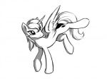2014 cutie_mark equine female feral friendship_is_magic hair horn mammal monochrome my_little_pony plain_background princess_luna_(mlp) smile sokolas solo white_background winged_unicorn wings young
Rating: Safe
Score: 8
User: Somepony
Date: January 21, 2014