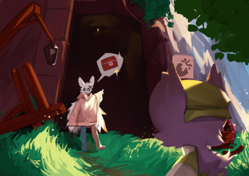 anthro clothing detailed_background duo eyewear fur glasses heterochromia hoodie male oversized_clothing purple_body purple_fur round_glasses topwear wearing_glasses white_body wings kogito moki_(mokimonky) nacho_(nachokokoni) arthropod haplorhine insect lepidopteran mammal monkey moth primate absurd_res hi_res