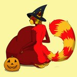 anthro anthro_pred belly blinking butt clothing femboy food fruit hair hat headgear headwear holidays inside_stomach jack-o'-lantern looking_at_viewer male nude paws plant pumpkin simple_background smile tail vore vivvanne halloween tacorem ailurid mammal red_panda 1:1 2d_animation animated digital_media_(artwork) hi_res short_playtime widescreen