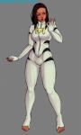 abstract_background clothed clothing female not_furry simple_background solo standing transformation marmalademum ava_ayala white_tiger_(marvel) human mammal absurd_res hi_res