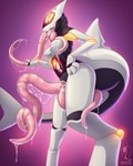 animal_genitalia anthro armor big_breasts breasts female front_view genital_slit genitals glass glistening glistening_body glistening_tentacles glowing glowing_eyes gradient_background logo long_tail low-angle_view machine nude oral oral_penetration parasite penetration pink_tentacles presenting purple_body purple_skin pussy shark_tail simple_background slime smile solo standing tail tapering_tentacles tentacle_around_leg tentacle_genitalia tentacle_in_mouth tentacle_in_pussy tentacle_penetration tentacle_tongue tentacles tentacles_everywhere tongue tongue_out translucent vaginal vaginal_penetration visor wet wet_tentacles white_body white_skin raunchyhaunches p34ch3s android monster robot symbiote synth_(vader-san) 4:5 digital_media_(artwork) hi_res shaded signature