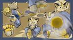 3_toes anthro bodily_fluids ermine01 feet foot_fetish foot_focus foot_play generation_1_pokemon group hi_res looking_at_viewer macro male male/male meowth micro musk nintendo pawpads paws pokemon pokemon_(species) soles steam sweat sweaty_feet toes trampling