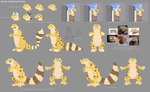 ambiguous_gender blue_tongue city cityscape claws feral horn macro solo text tongue tongue_out xvalociraptor little_kitty_big_city gecku_(lkbc) concept_art english_text hi_res model_sheet official_art photography_(artwork) sketch