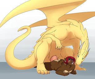 anthro anthro_on_feral anthro_penetrated bestiality big_penis dominant duo erection female female_on_feral female_penetrated feral feral_penetrating feral_penetrating_anthro flat_chested from_behind_position genitals horn huge_penis larger_dom lying male male/female male_on_anthro male_penetrating male_penetrating_female nude on_front penetration penis sex size_difference tail thick_penis wings redpixie mythology red_(redpixie) tsargoth bear dragon mammal mythological_creature mythological_scalie scalie