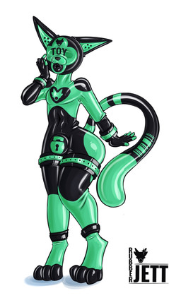 anthro bdsm blind bodysuit bondage bound cat_tail clothing disability doll drone femboy gag gagged harness latex lock locked male null null_bulge nullification simple_background skinsuit solo submissive submissive_male text tight_clothing toy rubberjett animal_humanoid cat_humanoid felid felid_humanoid feline feline_humanoid humanoid mammal mammal_humanoid absurd_res english_text hi_res