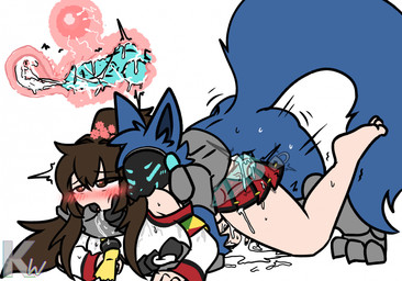 4_fingers accessory all_fours animal_genitalia animal_penis anthro anthro_on_top anthro_penetrating anthro_penetrating_female anthro_penetrating_human big_breasts bite blue_body blue_eyes blue_fur blue_hair blue_penis blush bodily_fluids bottomless bottomless_anthro bottomless_male bottomwear breast_grab breasts brown_eyes brown_hair canine_genitalia canine_penis chin_grab clothed clothed_female clothed_human clothing cum cum_between_legs cum_in_uterus cum_in_vagina cum_inside cutaway cybernetics digitigrade drooling duo female female_human female_on_back female_penetrated finger_in_mouth fingers flower flower_in_hair fluffy fluffy_tail from_behind_position fur genital_fluids genitals groping_from_behind hair hair_accessory hand_on_breast heart_eyes heart_symbol human_on_anthro human_on_bottom human_penetrated impregnation internal internal_vaginal interspecies interspecies_impregnation knot knotting light_body light_skin lock_symbol love_bite machine male male/female male_anthro male_on_top male_penetrating male_penetrating_female male_penetrating_human mounting mouth_play nipple_fetish nipple_outline nipple_play on_top ovum penetration penis plant saliva screen screen_face sex shoulder_bite simple_background skirt sperm_cell tail uterus vaginal vaginal_knotting vaginal_penetration x-ray_view xenophilia tony07734123 kantai_collection yamato_(kancolle) alien cyborg human mammal protogen 2025 colored hi_res