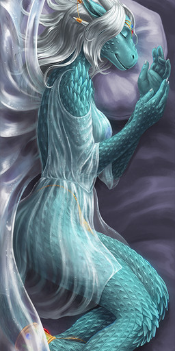 anthro bedding bedding_background big_feet blue_body blue_nipples blue_scales closed_smile clothing eyes_closed feet female hair horn horn_jewelry horn_ring jewelry long_hair lying mouth_closed nipples on_side pillow ring_(jewelry) scales side_view sleeping smile solo tail translucent translucent_clothing unsigned white_clothing white_hair white_horn white_pillow himeragoldtail mythology luna_(rath4444) dragon mythological_creature mythological_scalie scalie 2022 detailed full-length_portrait hi_res portrait
