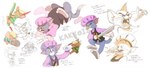 anthro clothed clothing duo eyes_closed hat headgear headwear male melee_weapon simple_background smile sword text weapon white_background atori metro-goldwyn-mayer tom_and_jerry jerry_mouse thomas_cat domestic_cat felid feline felis mammal mouse murid murine rodent japanese_text translation_request