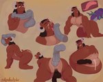 after_sex anal anal_penetration animal_genitalia animal_penis anthro anus ball_suck balls big_balls big_butt big_penis biped bodily_fluids brown_body brown_fur butt cum cum_inside cum_on_face curled_horn dreadlocks duo equine_genitalia equine_penis erection feral flared_penis foreskin fur genital_fluids genitals hair heterochromia horn internal internal_anal interspecies leaking_cum long_tongue male male/male male_penetrated male_penetrating male_penetrating_male medial_ring muscular muscular_anthro muscular_male nipples nude open_mouth oral penetration penile penile_penetration penis penis_in_ass pokephilia quadruped rimming rimming_male sex simple_background spread_butt spreading sucking tail thick_thighs tongue apollosardor nintendo pokemon umber_(umberdooks) arthropod bear bighorn_sheep bovid caprine centipede generation_5_pokemon hybrid insect mammal myriapod pokemon_(species) scolipede sheep ursine 5:4 absurd_res digital_media_(artwork) hi_res