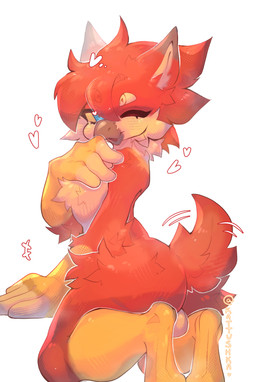 anthro backsack balls beak biped blue_eyes blush butt eyelashes feathered_arms genitals male male_anthro nude nude_anthro open_beak open_mouth red_body small_tail solo tail tail_motion tailwag wings yellow_sclera kattushka avian bird absurd_res hi_res