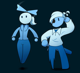 aircraft bandana_on_head boat bottomwear breasts clothing duo eye_patch eyewear female floating flying hair hand_on_head helicopter helicopter_hair kerchief male male/female melee_weapon mouthless no_hands no_neck noseless pants pirate ponytail propeller shirt simple_background simple_eyes small_breasts small_waist spiked_leg standing sweatshirt sword sword_on_back thick_thighs topwear vehicle watercraft weapon weapon_on_back wooden_leg twtr just_shapes_and_beats heli_(jsab) ship_(jsab) humanoid hi_res