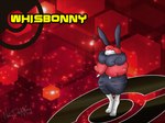 ambiguous_gender anthro black_body black_fur eyes_closed fur red_body red_fur solo white_body neodarkkring fakemon nintendo pokemon pokemon_reloaded pokemon_(species) whisbonny 4:3