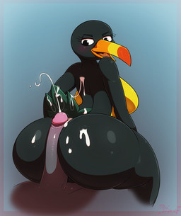 anthro back_boob beak big_breasts big_butt big_penis blush bodily_fluids breasts butt cum cum_on_back cum_on_butt curvy_figure duo ejaculation erection faceless_character faceless_male female foreskin genital_fluids genitals hot_dogging huge_butt huge_penis humanoid_genitalia humanoid_penis looking_back male male/female non-mammal_breasts nude open_mouth penile penis rear_view retracted_foreskin sex side_boob simple_background smile solo_focus thick_penis tongue voluptuous vulva wide_hips miso_souperstar cartoon_network my_gym_partner's_a_monkey lupe_toucan avian bird keel-billed_toucan toucan true_toucan 2017 absurd_res digital_media_(artwork) hi_res