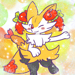 accessory ambiguous_anthro ambiguous_gender anthro biped blush blush_stickers closed_smile digitigrade dipstick_tail food front_view hair_accessory hair_tie looking_at_viewer markings mouth_closed object_in_tail on_one_leg one_eye_closed shrimp_(food) smile solo standing tail tail_markings wink winking_at_viewer annyui0611 nintendo pokemon braixen canid generation_6_pokemon mammal pokemon_(species) 1:1 2024 digital_drawing_(artwork) digital_media_(artwork) hi_res japanese_description portrait three-quarter_portrait translated_description