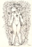 anthro breasts corpse death female flower genitals hooves innie_pussy nature nature_background nipples plant pussy rose_(flower) sacrifice small_breasts solo young scale_(artist) isabella_(arielcelestia) bovid caprine mammal sheep 2021 absurd_res graphite_(artwork) greyscale hi_res monochrome traditional_media_(artwork)