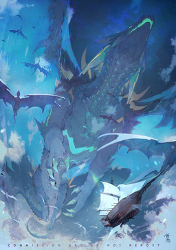 2_horns aircraft airship ambiguous_gender arm_spikes blue_wings claws elbow_spikes feral finger_claws flying green_body green_mouth green_scales grey_body grey_scales group head_horn horn scales shoulder_spikes silhouette size_difference sky skyscape solo_focus spiked_tail spikes spikes_(anatomy) spread_wings star starry_sky tail text vehicle wings chiayeeee mythology ambient_dragon dragon mythological_creature mythological_scalie scalie 2023 absurd_res digital_media_(artwork) digital_painting_(artwork) english_text hi_res painting_(artwork) signature