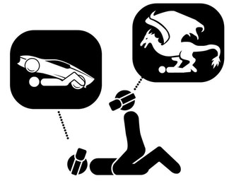 ambiguous_gender ambiguous_penetration car cowgirl_position duo fantasizing feral frill_(anatomy) from_front_position horn human_on_human iconography interspecies intraspecies male male/ambiguous mechanophilia membrane_(anatomy) membranous_frill membranous_wings on_bottom on_top open_mouth penetration sex simple_background size_difference stick_figure tail_fan thought_bubble vehicle vehicle_sex virtual_reality vr_headset white_background wings unknown_artist european_mythology mythology dragon human mammal mythological_creature mythological_scalie scalie western_dragon wyvern