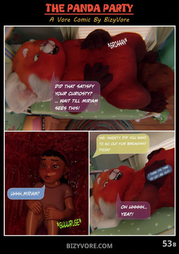 anthro bodily_fluids duo feet female female/female guts internal oral_vore organs prey_pov stomach vore young bizyvore disney pixar turning_red abby_park_(turning_red) meilin_lee_(turning_red) ailurid human mammal red_panda 2025 3d_(artwork) 3d_animation animated comic digital_media_(artwork) hi_res loop no_sound short_playtime video