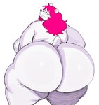 anthro big_breasts big_butt biped breasts butt eyelashes female female_anthro fur hair huge_butt looking_at_viewer looking_back looking_back_at_viewer narrowed_eyes nude nude_anthro nude_female overweight overweight_anthro overweight_female pink_hair pupils rear_view simple_background solo tail thick_thighs white_background white_body white_ears white_fur white_tail sssonic2 noelle_(twistcmyk) bear mammal polar_bear ursine 2024 digital_drawing_(artwork) digital_media_(artwork) hi_res portrait three-quarter_portrait