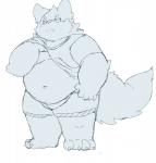 anthro belly claws clothed clothing clothing_lift fur half-closed_eyes kemono looking_at_viewer male moobs narrowed_eyes navel overweight overweight_anthro overweight_male shirt shirt_lift simple_background solo standing toe_claws topwear white_background gabu2929 canid canine canis domestic_dog mammal 2018 digital_drawing_(artwork) digital_media_(artwork) full-length_portrait hi_res portrait sketch